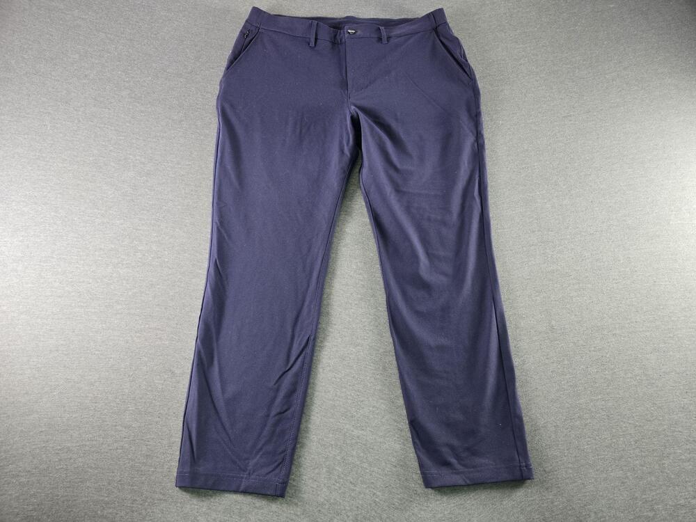 Public Rec Pants Mens 34x30 Blue Stretch Chino Performance Travel Golf Casual